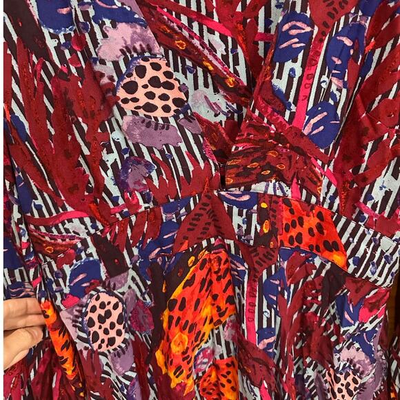 Free People Long Sleeved Audrey Romper - Size 8 - Picture 5 of 6